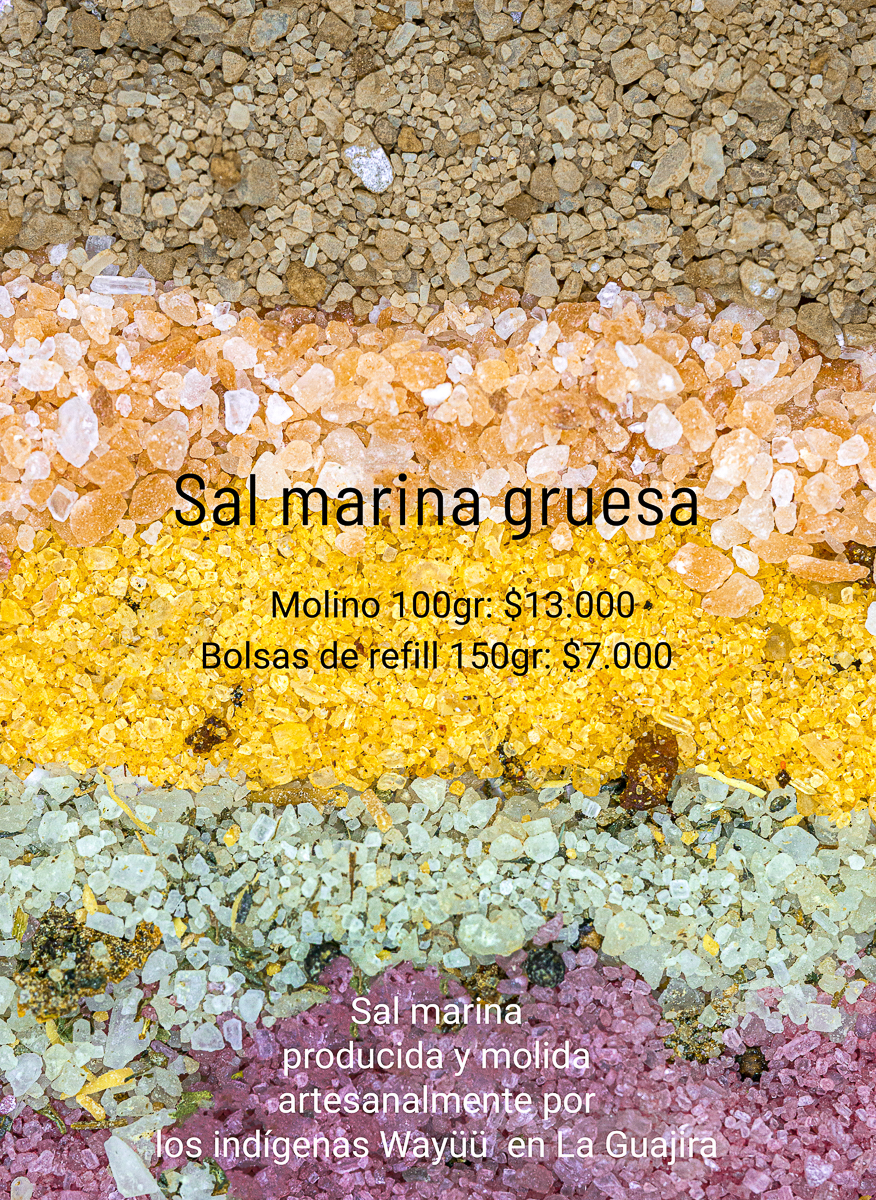 fotografía de alimentos - textura de alimentos - sal marina - sal indigena - wayuu