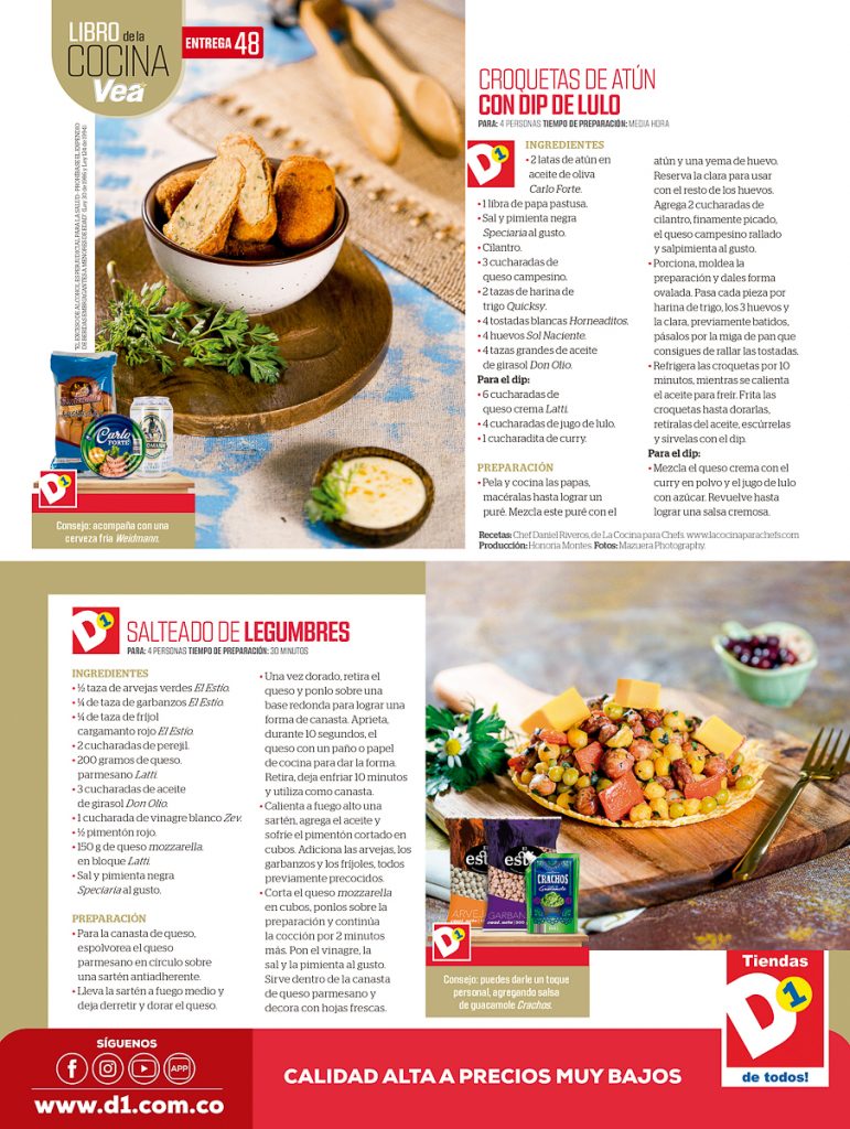 fotografía de comida - fotografía de alimentos - revista vea - cuaresma - tienda d1